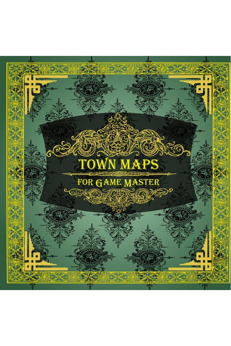 Town Maps for Game Master : 75 Customizable & Unique Maps, RPG Maps for Game Master (Tabletop Role Playing Games), New Edition!!