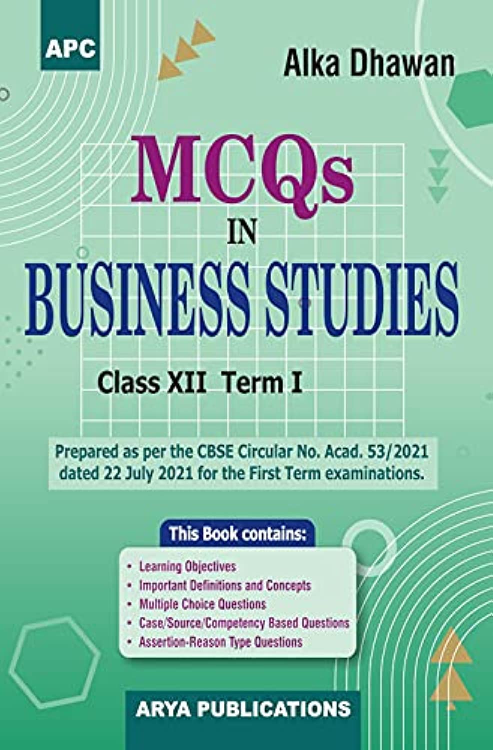 Mcqs In Business Studies, Term  I, ClassXii