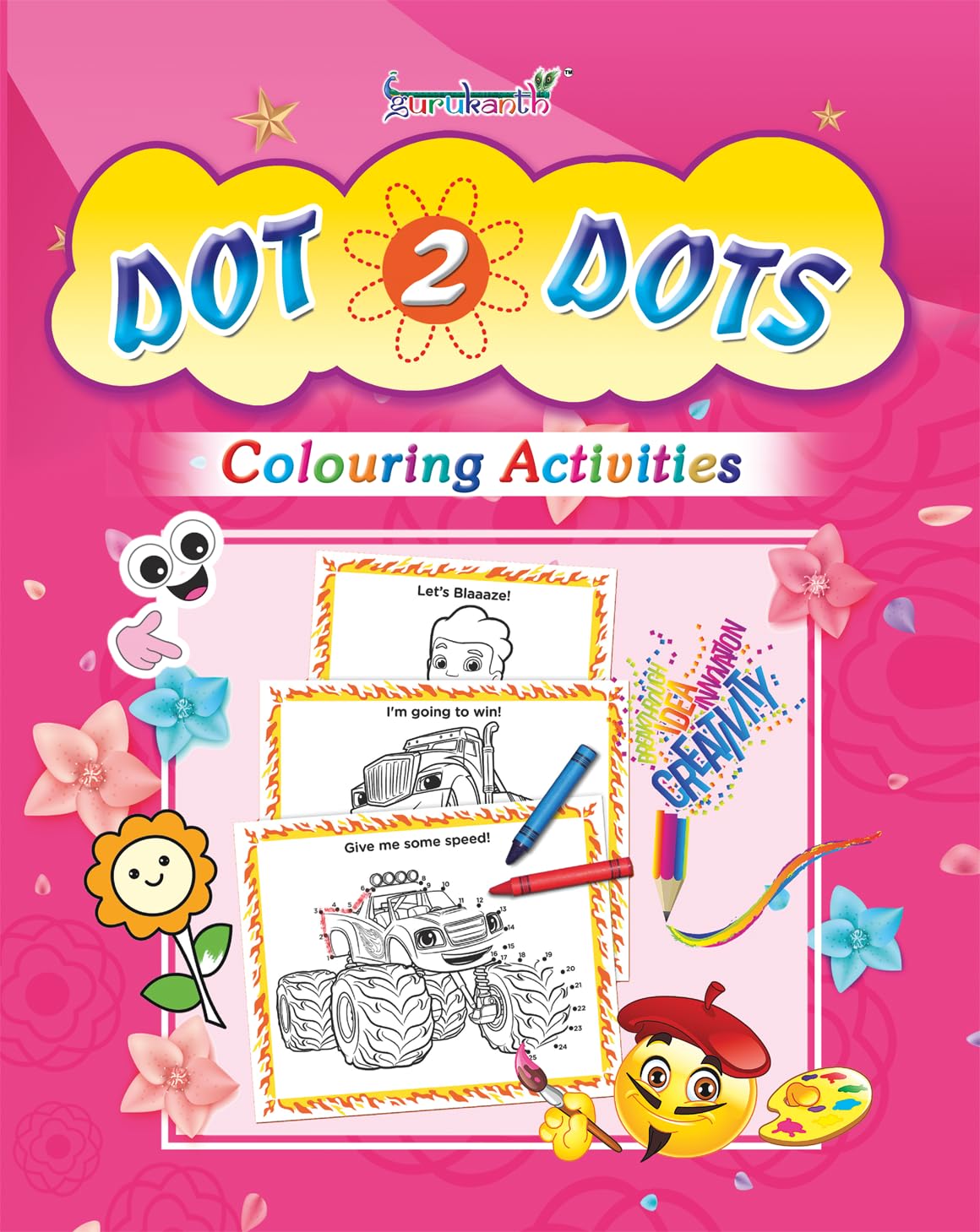 Preschool Activity Book: Dot To Dot  Tracing And Coloring Activity Book For Kids