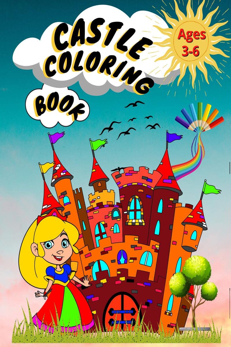 Castle Coloring Book : Activity Book for Boys, Girls and Kids /Ages 36