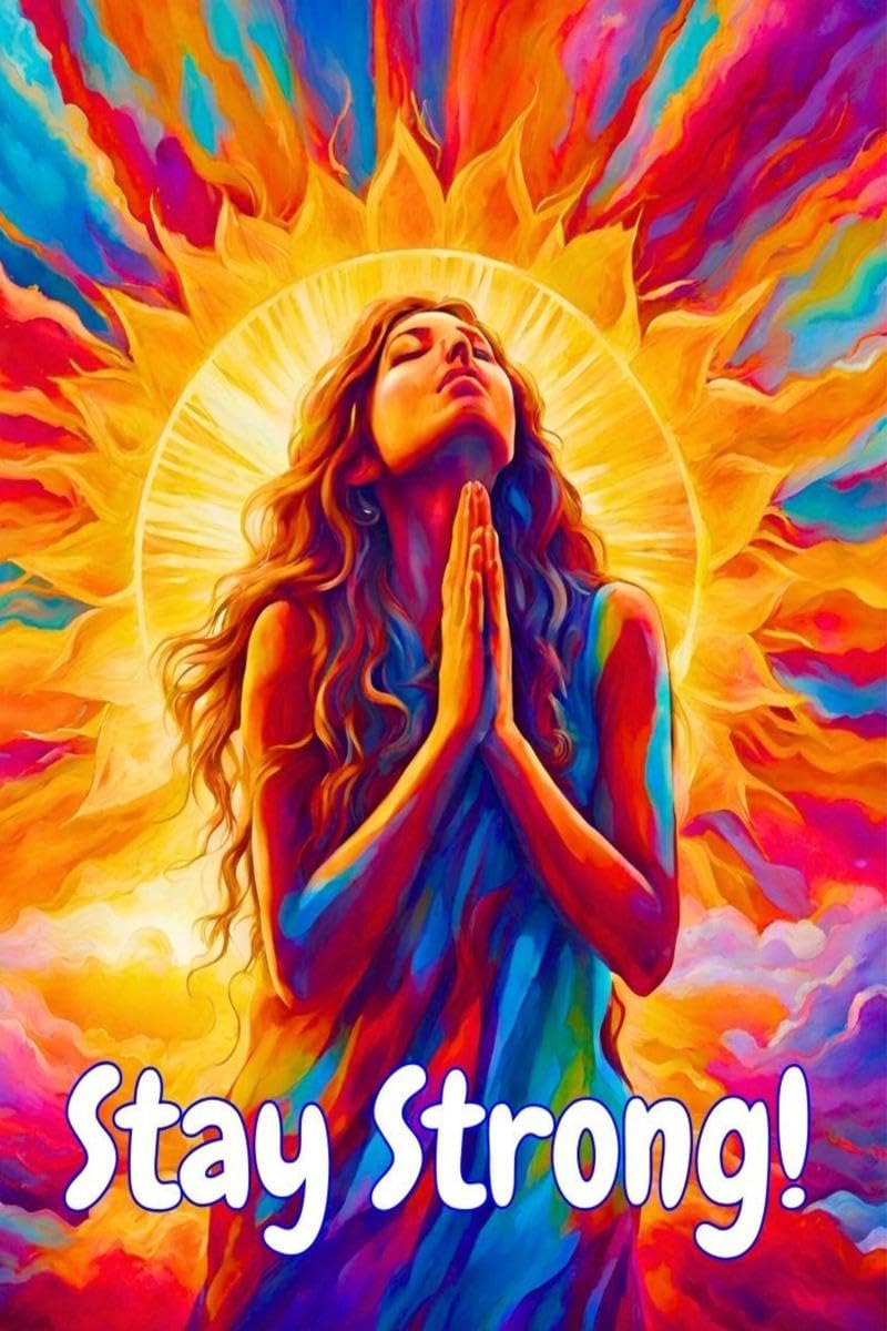 STAY STRONG! : Motivational Quotes For Good Vibes, Positive Affirmations and Stress Relaxation/ Lovely Inspirational Quotes Colo