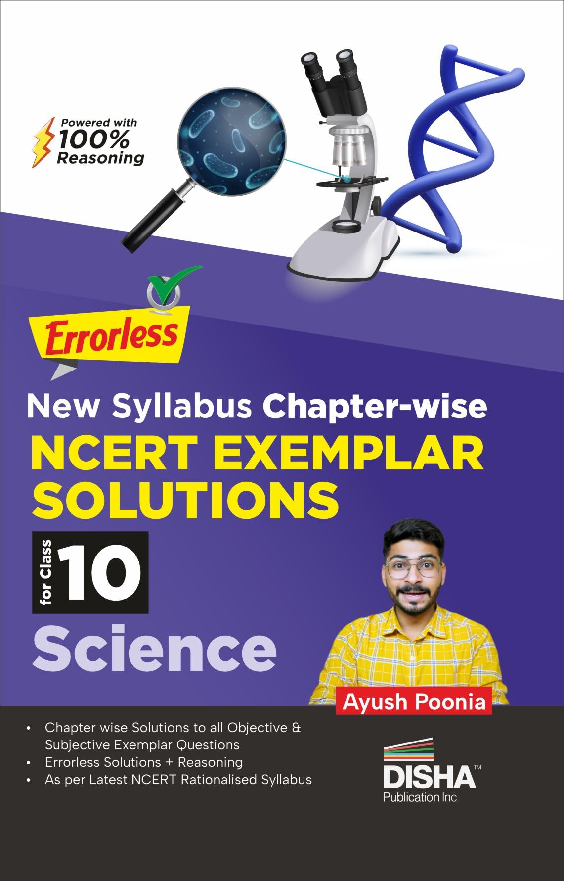 Disha Errorless New Syllabus ChapterWise Ncert Exemplar Solutions For Class 10 Science Edition 2Nd| 100% Reasoning