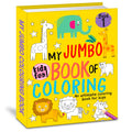 Hello Friend Books My Jumbo Book of Colouring: Draw, Colour or Paint Copy Colouring Book with Colour Reference for Kids (Yellow