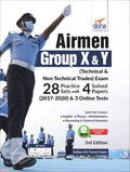 Airmen Group X & Y (Technical & NonTechnical Trades) Exam 28 Practice Sets With 4 Solved Papers (2017  2020) & 3 Online Tests 