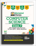 Disha Olympiad Champs Computer Science Class 7 With ChapterWise Previous 12 Year (2013  2024) Questions 4Th Edition | Cyber/ I