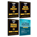 Pw Cbse Class 10 Project 45 Science, Maths, Social Science And Last Minute Hacks Revision Book Combo Set Of 4 Books Quick Revisi