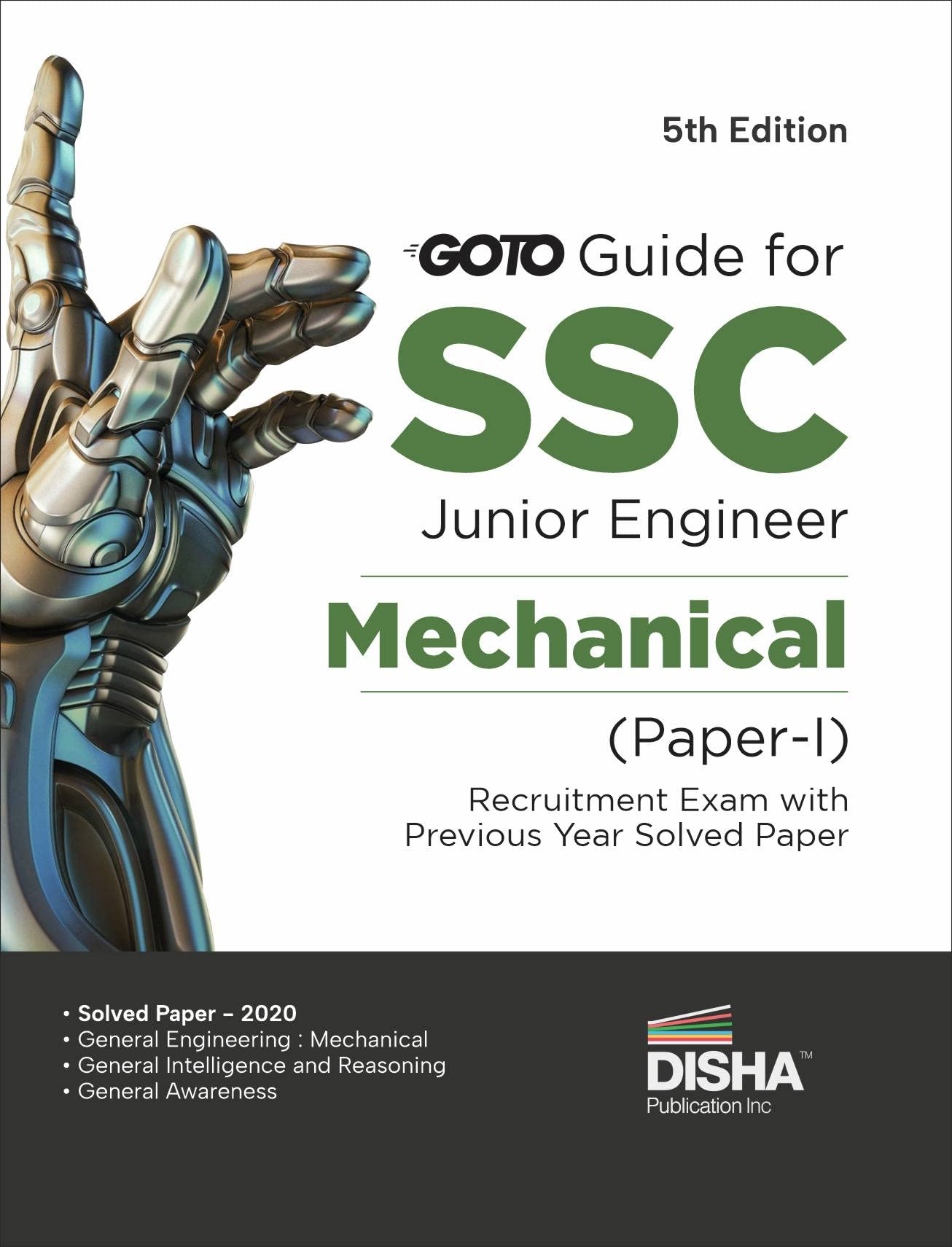 Go To Guide For Ssc Junior Engineer Mechanical Paper I Recruitment Exam With Previous Year Solved Papers 5Th Edition | 100% Deta