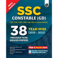 PW SSC Constable GD Exam 2025 | 38 Previous Yearwise Solved Papers (PYQs) (2023 2025) with FREE 5 Online Practice Sets | BSF, 