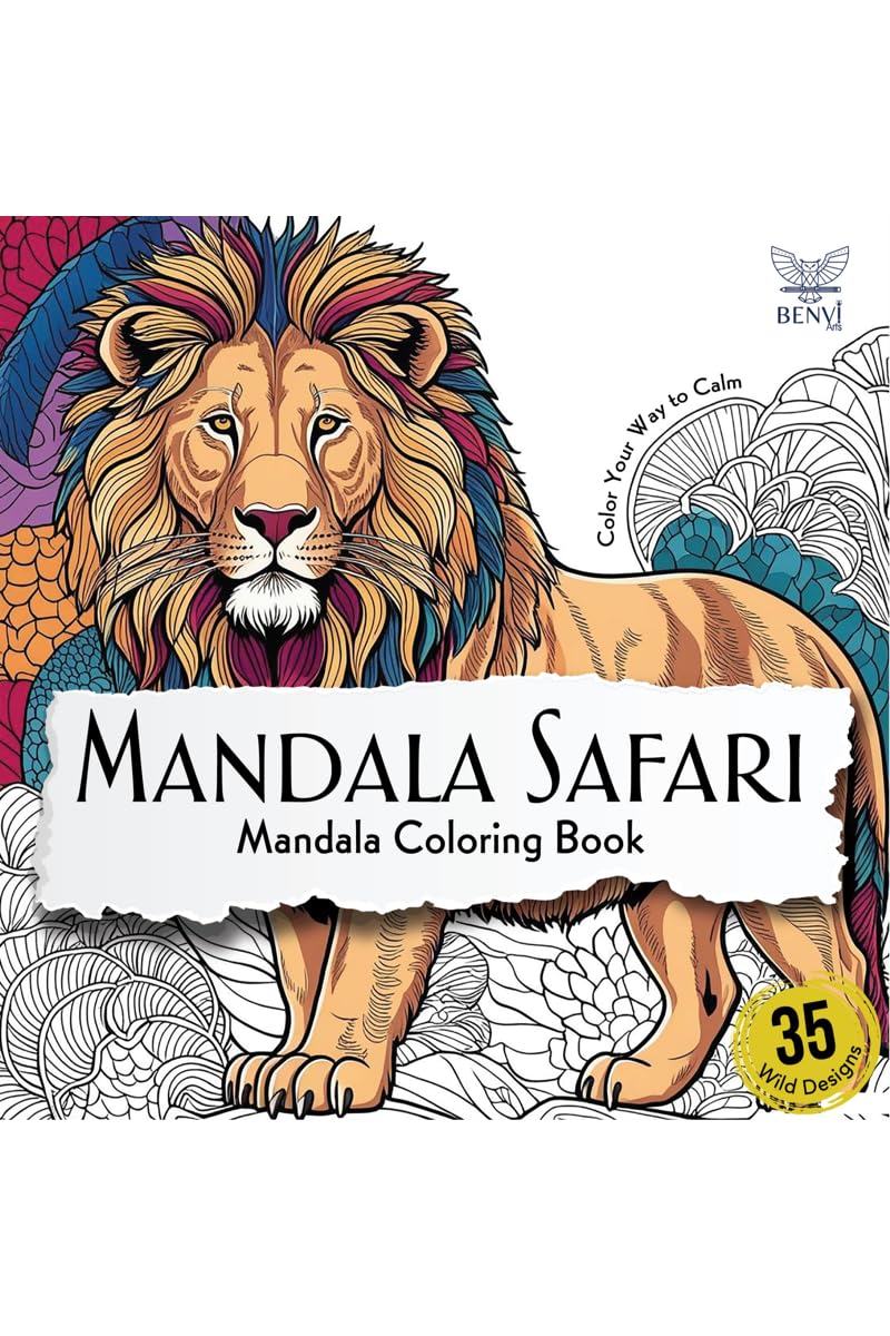 Mandala Safari: Mandala Colouring Book