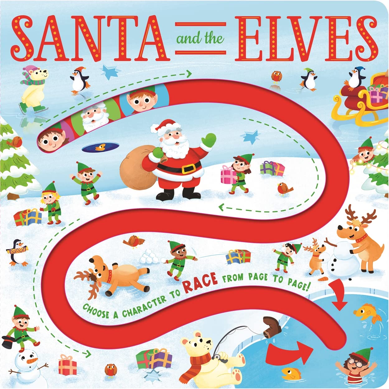 Santa And The Elves (AMaze Boards)