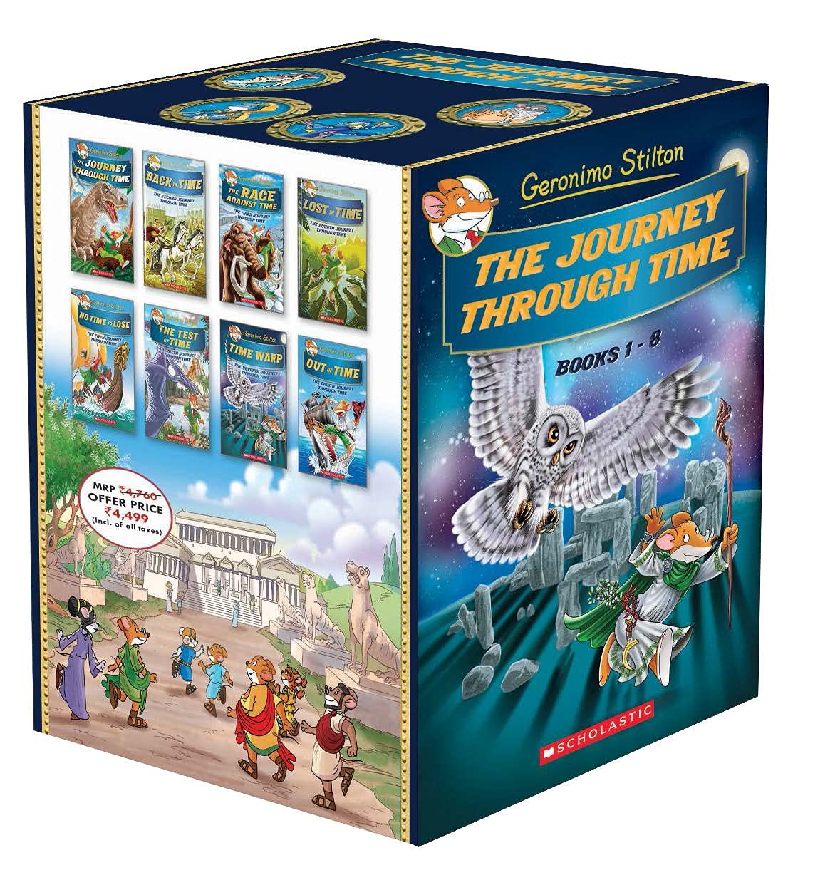 Geronimo Stilton  Journey Through Time BoxSet (8 Books)