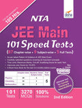 Nta Jee Main 101 Speed Tests (87 ChapterWise + 9 SubjectWise + 5 Full Tests) 2Nd Edition