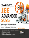 Target Jee Advanced 2025  Previous 12 YearWise Solved Papers 1 & 2 (2013  2024) & 5 Mock Tests  19Th Edition | Answer Key Va