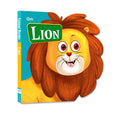 Board Book : Lion ( Animals and Birds )  Cutout Board Books