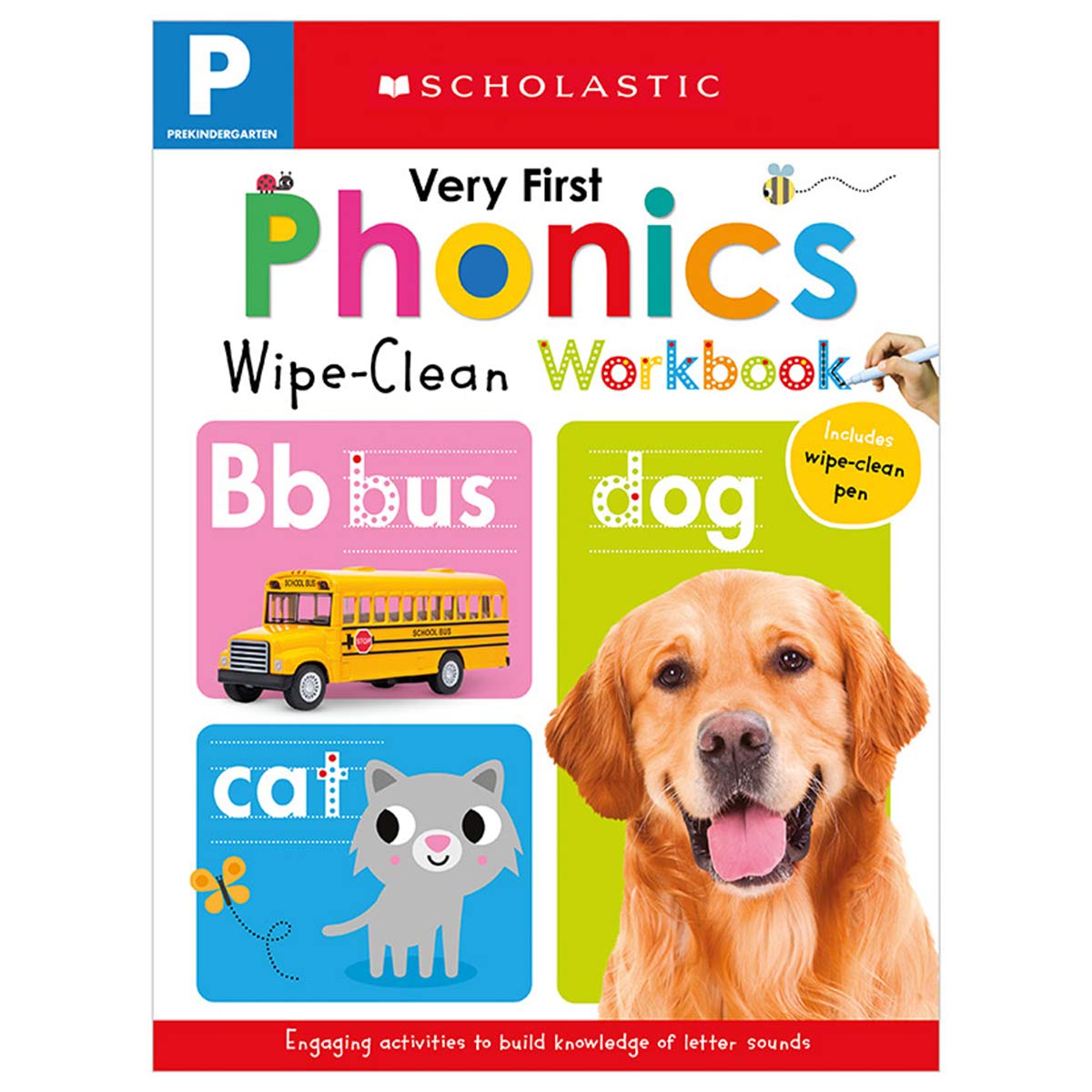 Very First Phonics PreK WipeClean Workbook: Scholastic Early Learners (WipeClean)