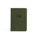 NASB Compact Reference Bible, Olive LeatherTouch, Red Letter, Presentation Page, CrossReferences, FullColor Maps, EasytoRead