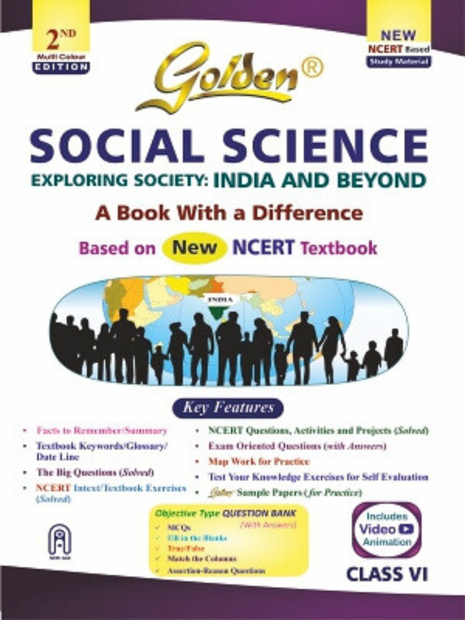 Golden Social Science Study Material Based On New Ncert Exploring Society: India And Beyond Class6 | Cbse 2026 Exams | Ncert Te