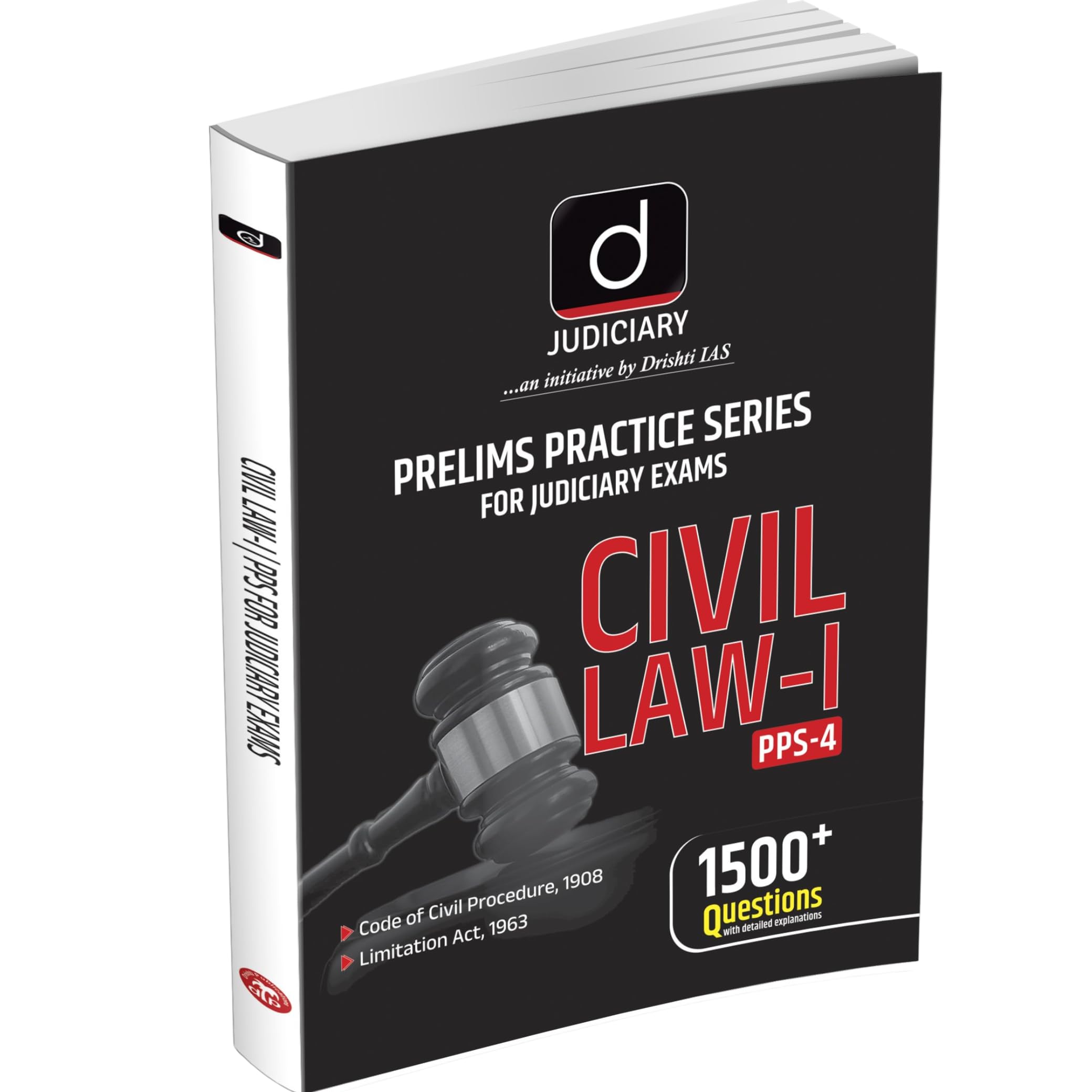 Drishti Judiciary Pps4 Civil Law  I, English, Conceptual & ExamOriented Guide, Previous Years Questions, Case Law Book, Sec