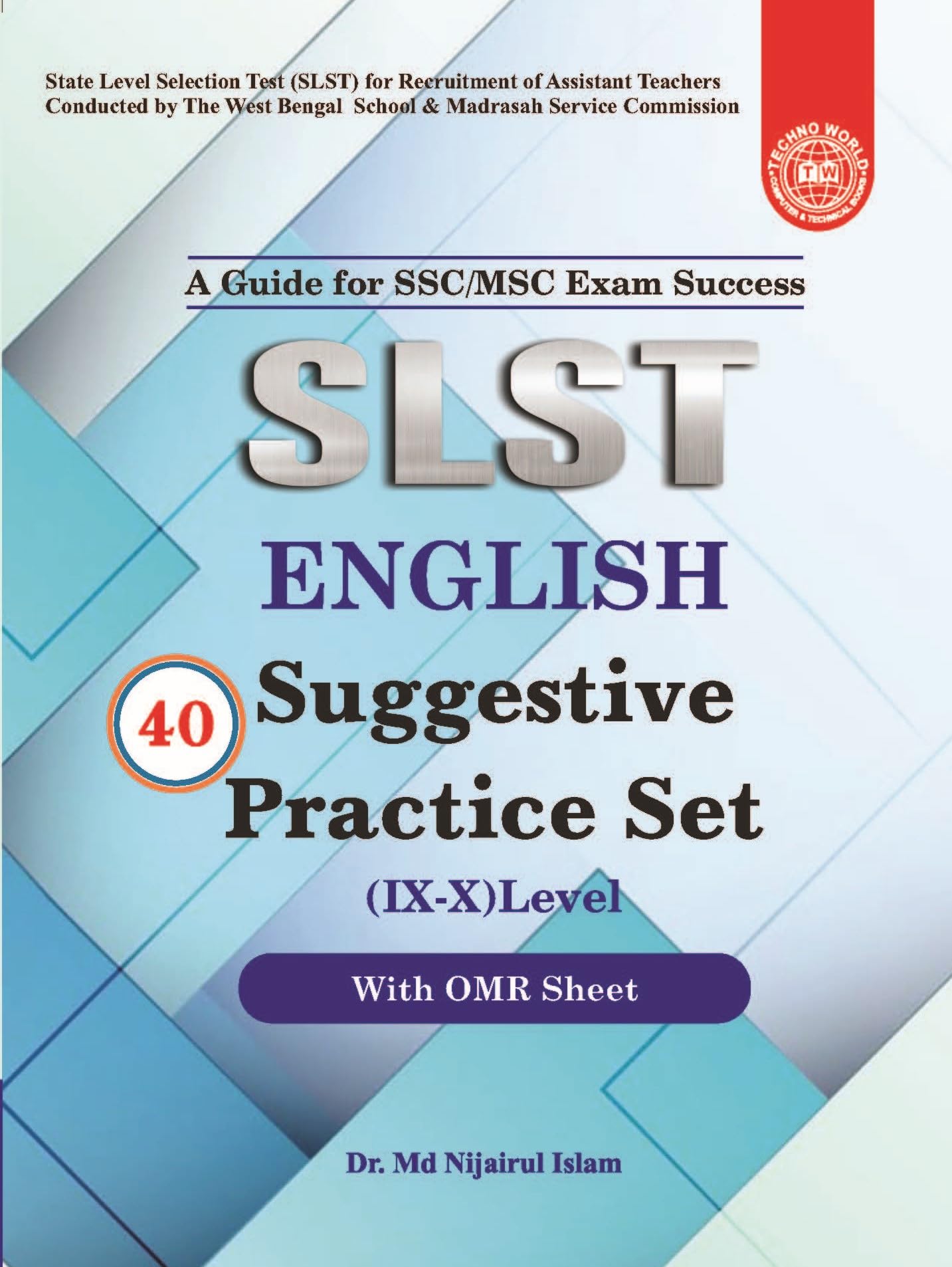 SLST English Practice Set with MCQ & OMR Sheet (IXX) Level 2025