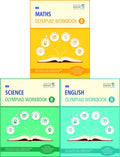 Maths, Science and English Olympiad Workbook Combo  Class 8