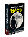 The First Men in the Moon : H.G. Wells classic, early science fiction novel, space exploration story, English literature scifi