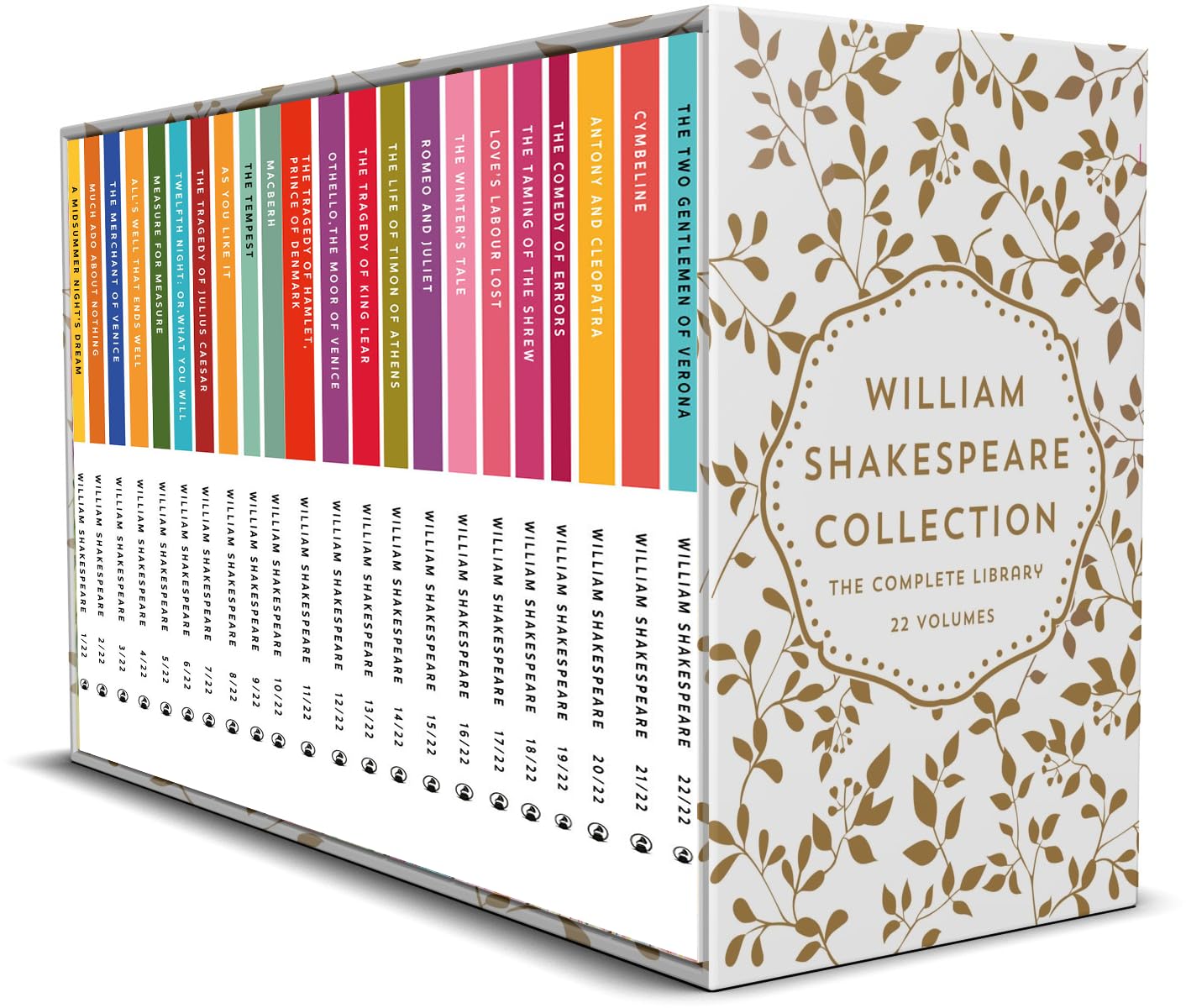 William Shakespeare The Complete Collection 22 Books Set(The Two Gentlemen of Verona, Macbeth, As You Like It, The Tragedy of Ki