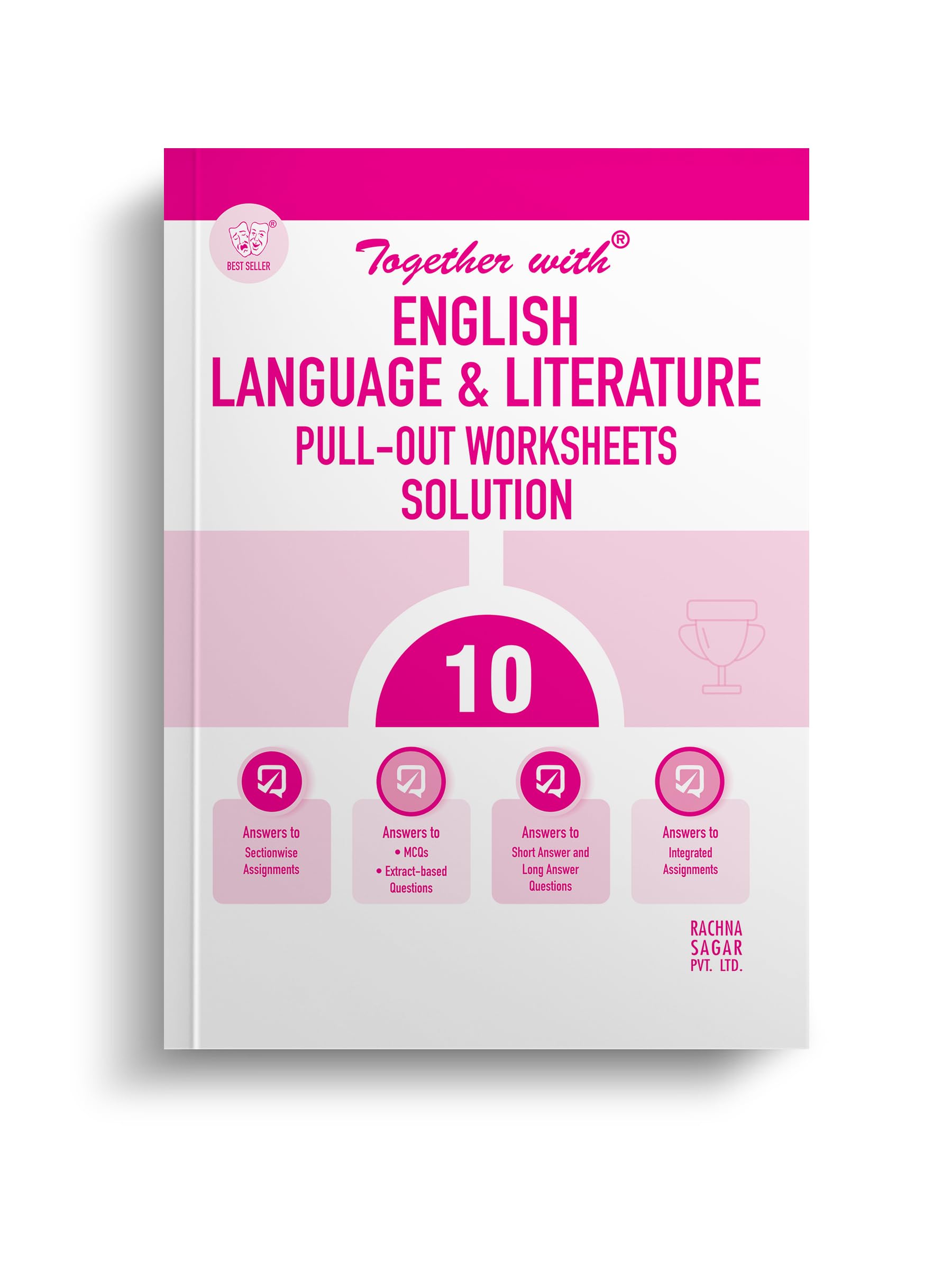 Together with CBSE Question Bank Class 10 English Language & Literature + POW Solution with Sample Paper for Exam 2024 (Chapterw