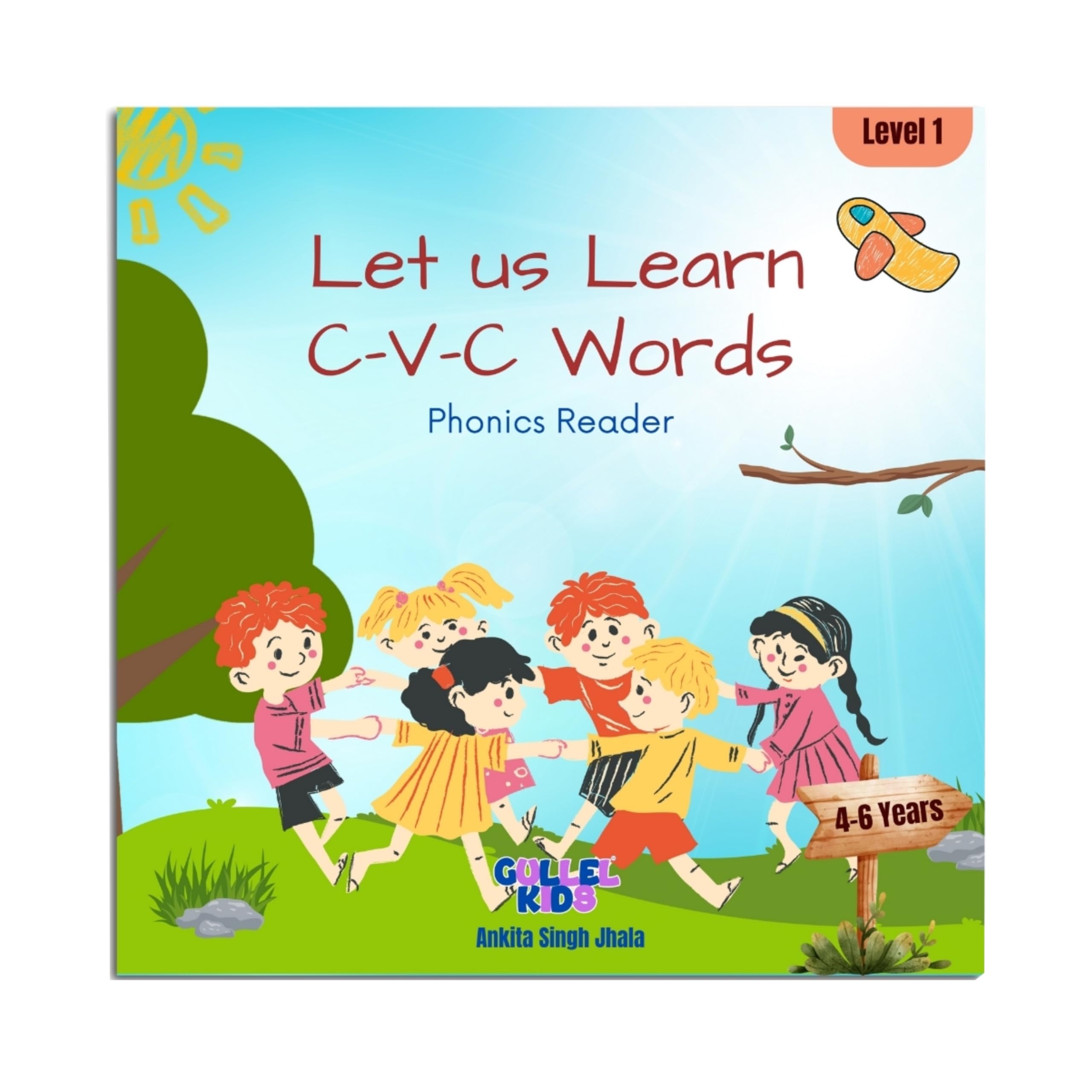 Let Us Learn Cvc Words (ConsonantVowelConsonant) | Individual Vowels Chapter | Book For Ukg, Skg, And Kindergarten Beginners K