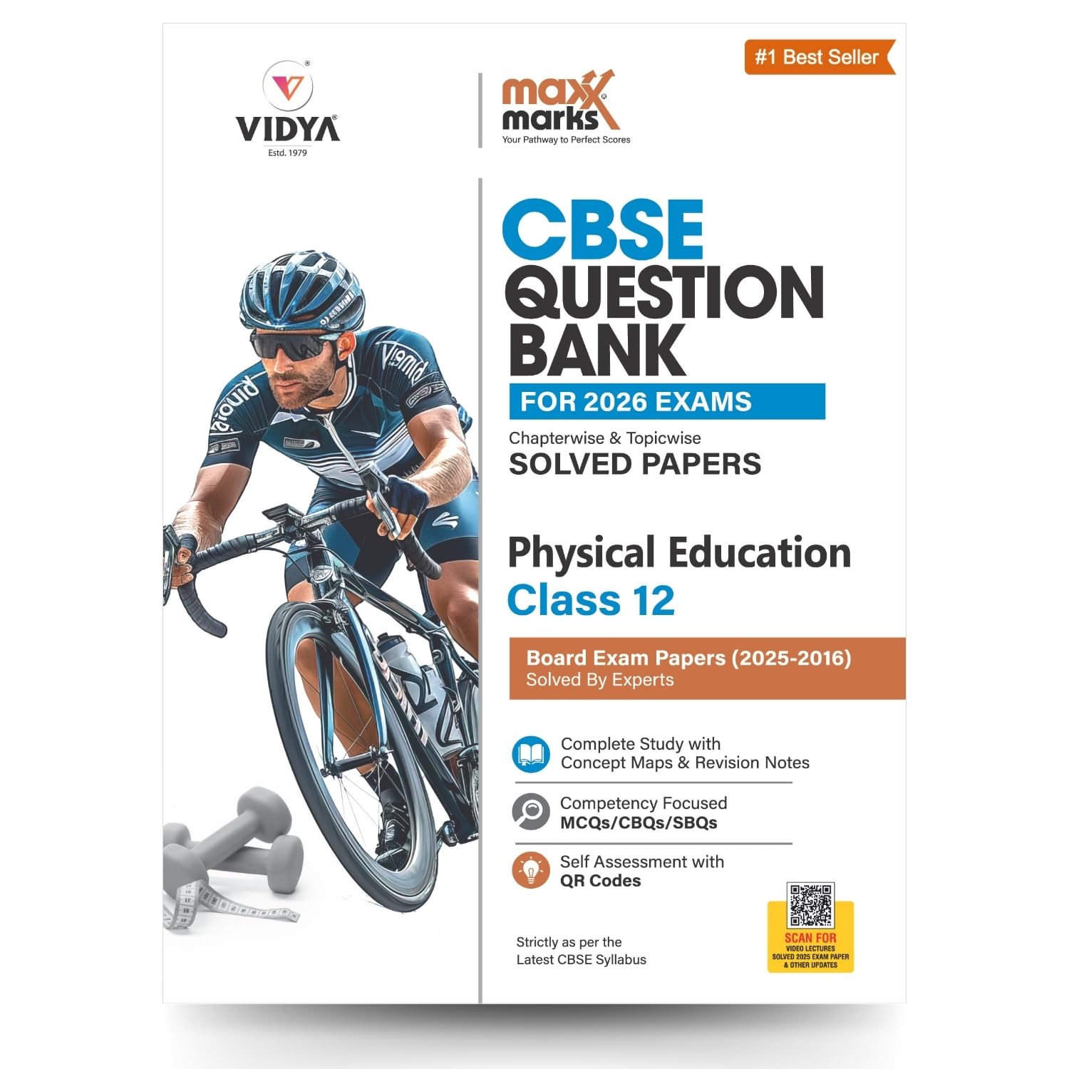 Maxx Marks Cbse Question Bank Class 12 Physical Education For 2026 Board Exams: 1