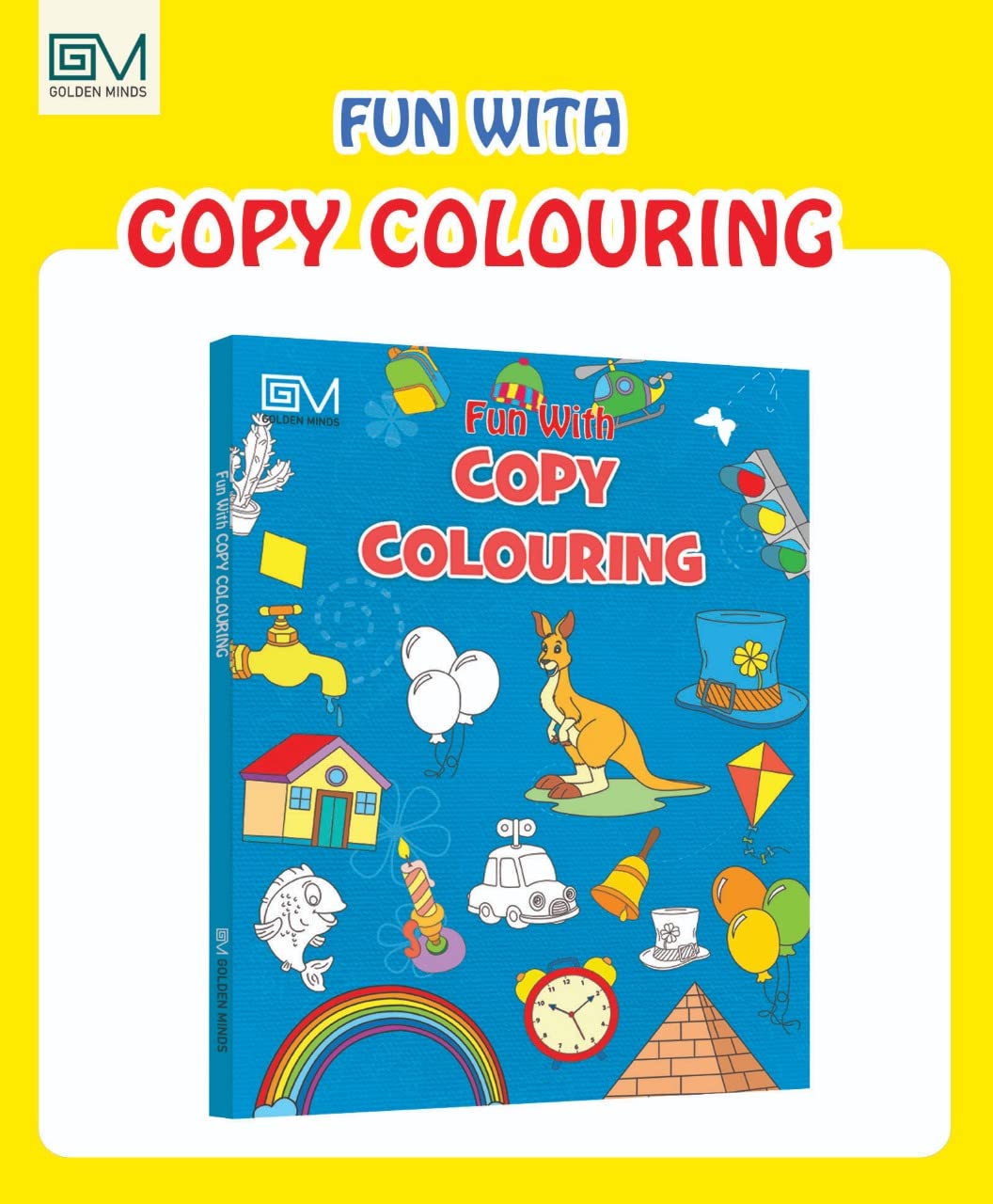 Fun With Copy Colouring  Blue