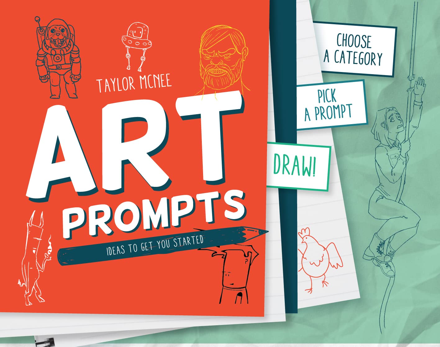 Art Prompts: Choose a Category, Pick a Prompt, Draw!