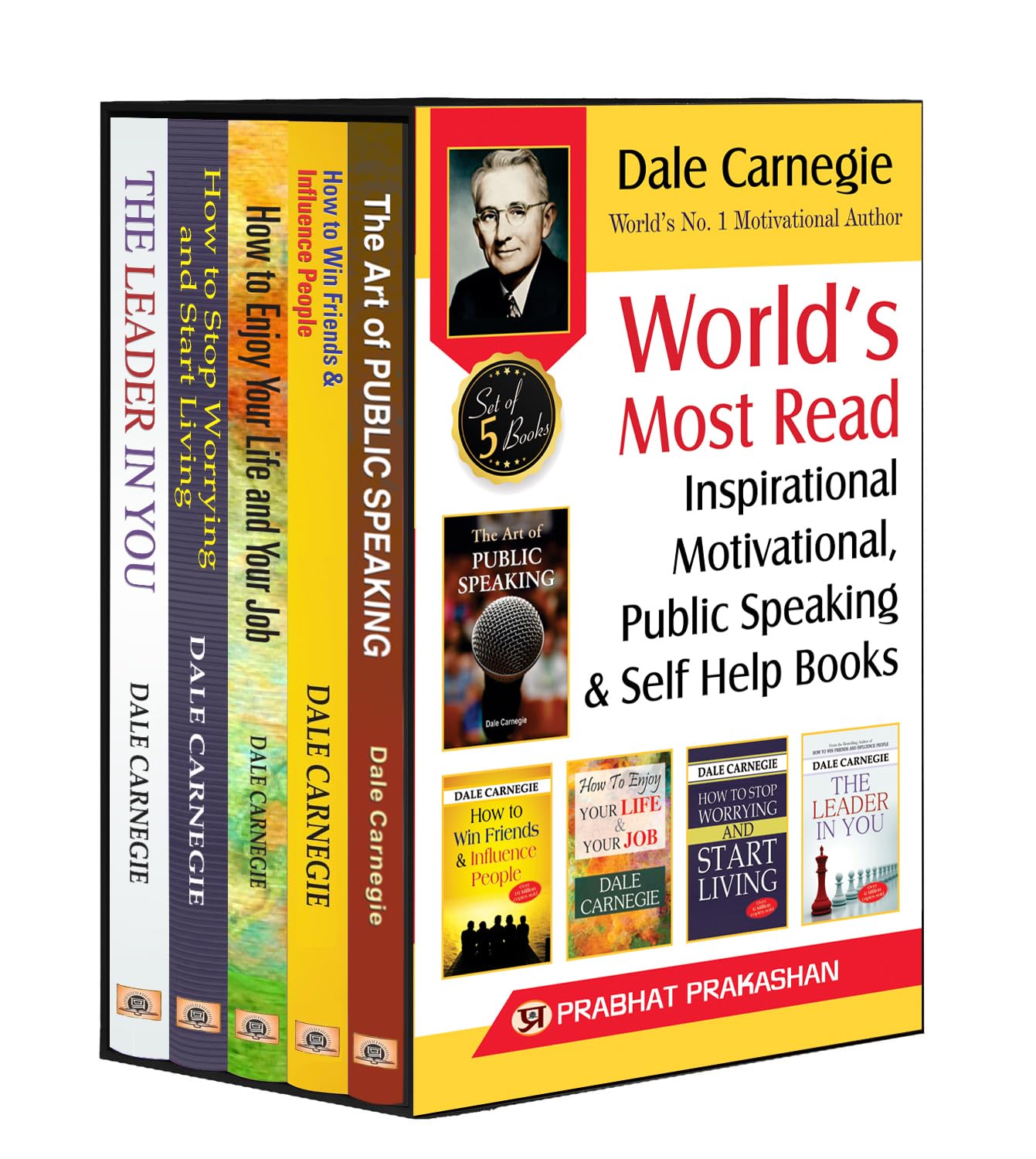 Worlds Most Reading Inspirational Motivational Public Speaking & Self Help Books To Enjoy Your Life Set Of 5 Books|Worlds Great