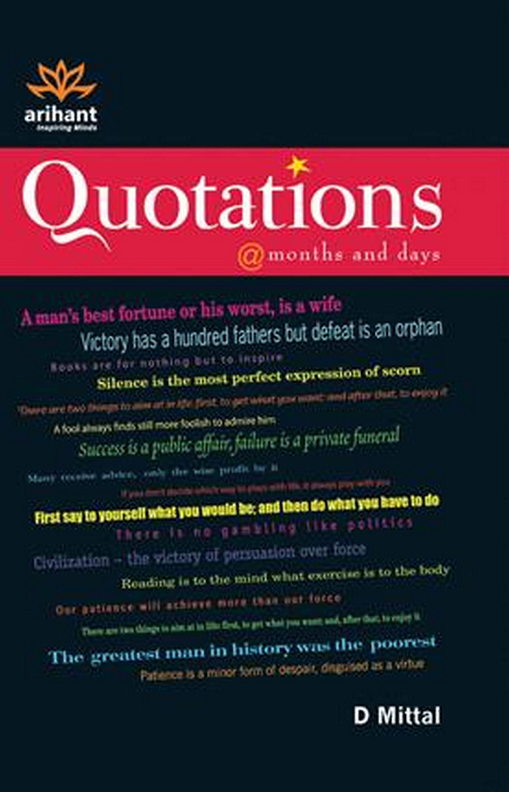 Quotations @months and days (Old Edition)