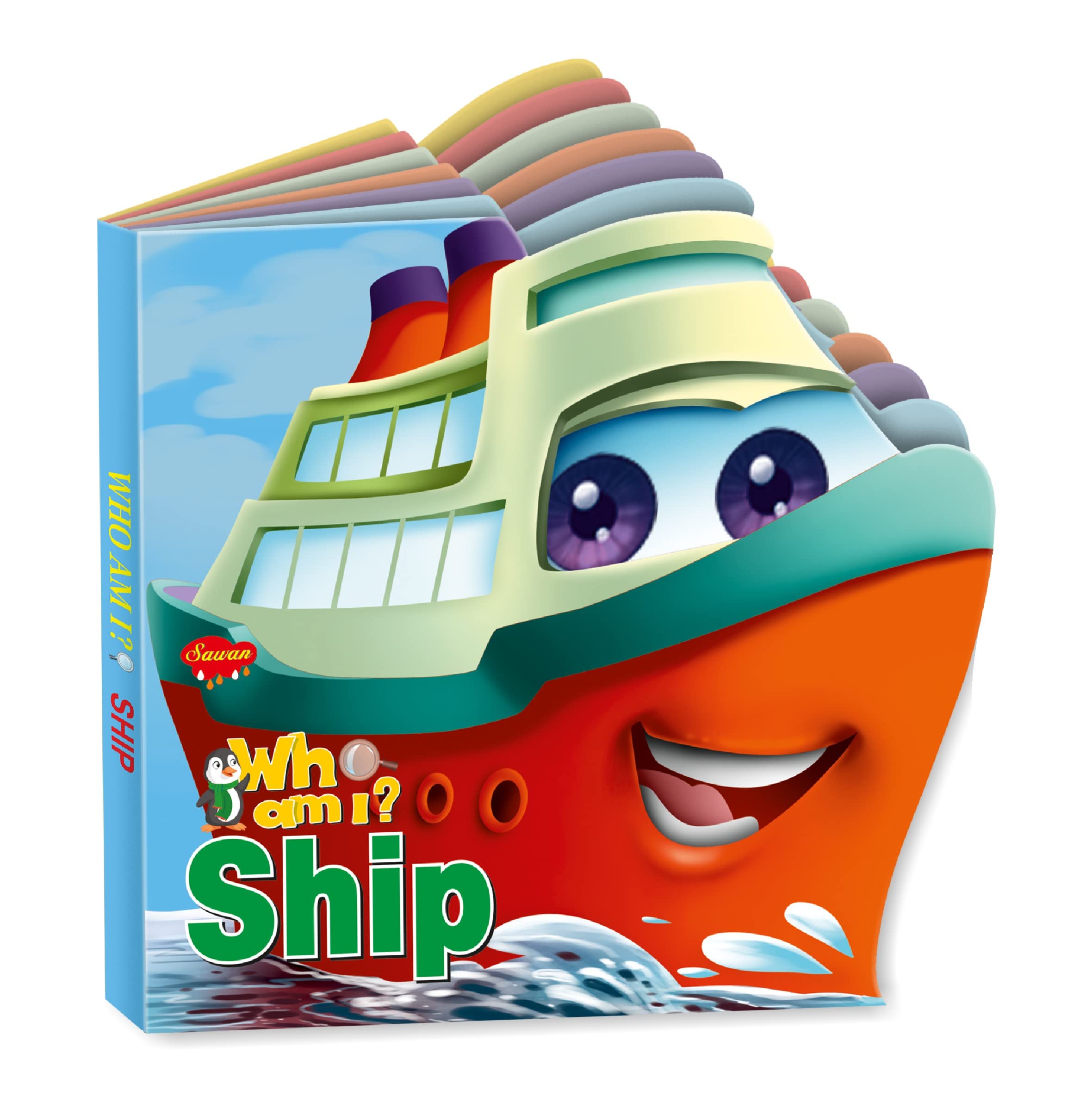Sawan Presents Who Am I Ship | DieCut Shape BoardBook