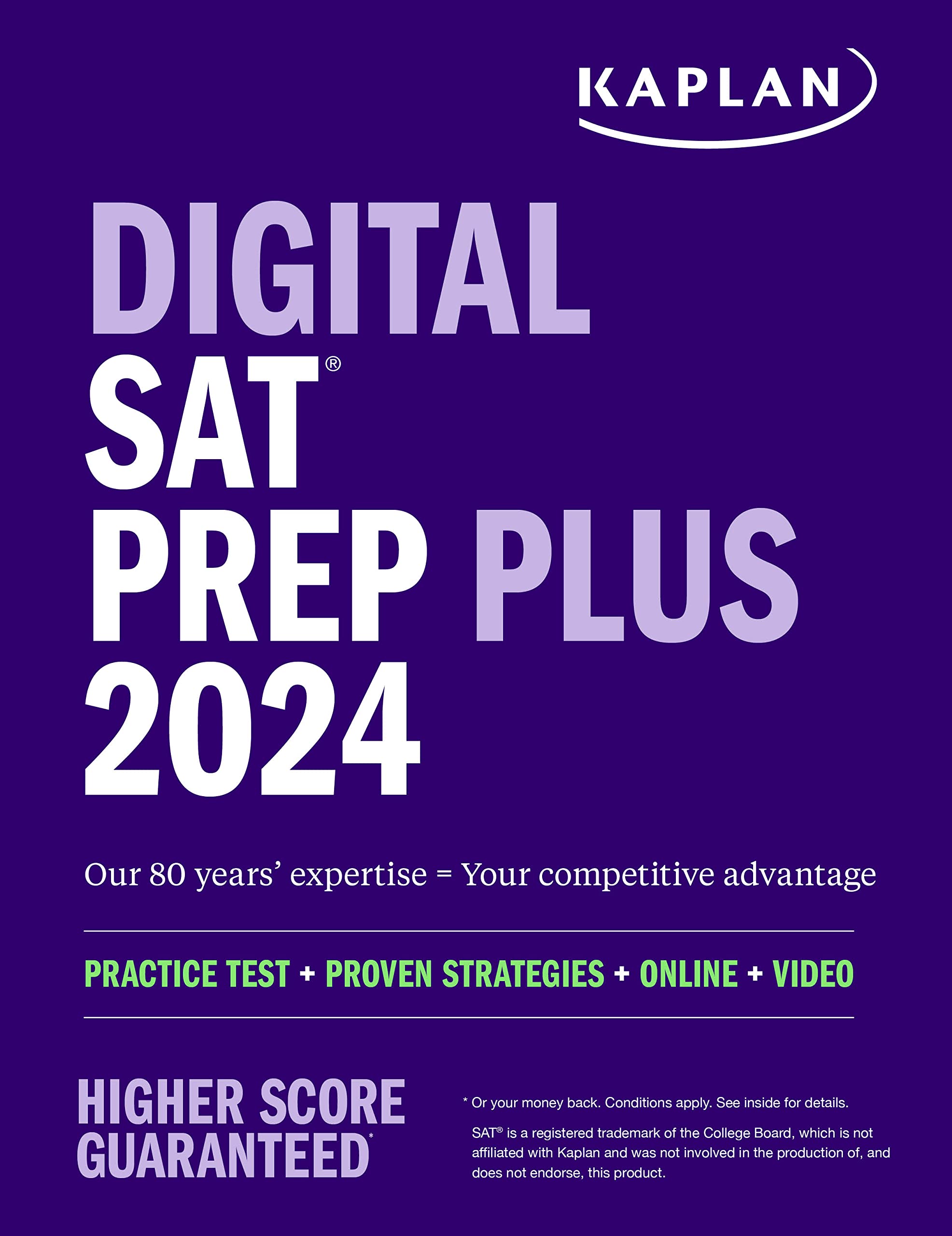 Digital SAT Prep Plus 2024: Includes 1 Realistic Full Length Practice Test, 700+ Practice Questions (Kaplan Test Prep)