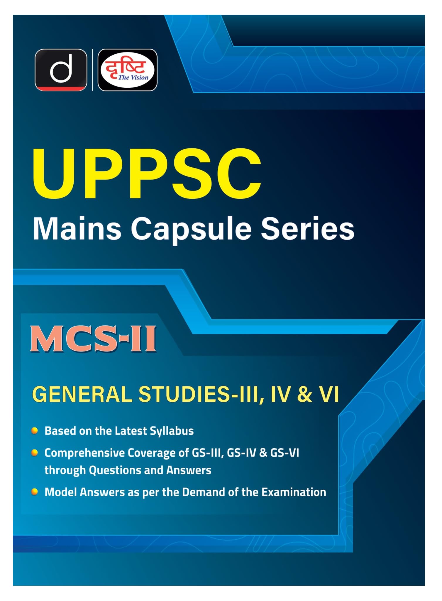 Drishti Uppsc Mcs2 Gs3, Gs4 & Gs6 | Uttar Pradesh Mains Exam Books