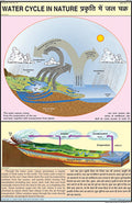 Gcs06 | Water Cycle In Nature Chart (50X75Cm) [Wall Chart] Teachingnest [Wall Chart] Teachingnest