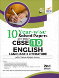 10 YearWise Solved Papers (2013  2022) For Cbse Class 10 English Language & Literature With Value Added Notes 2Nd Edition