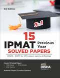 15 Ipmat Previous Year Solved Papers (2023  2017) For Iim Indore, Jammu & Rohtak 3Rd Edition