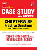 MTG CBSE Class10 ScoreMore Case Study Chapterwise Practice Questions Bank Science, Mathematics Basic & Standard, English & Soci