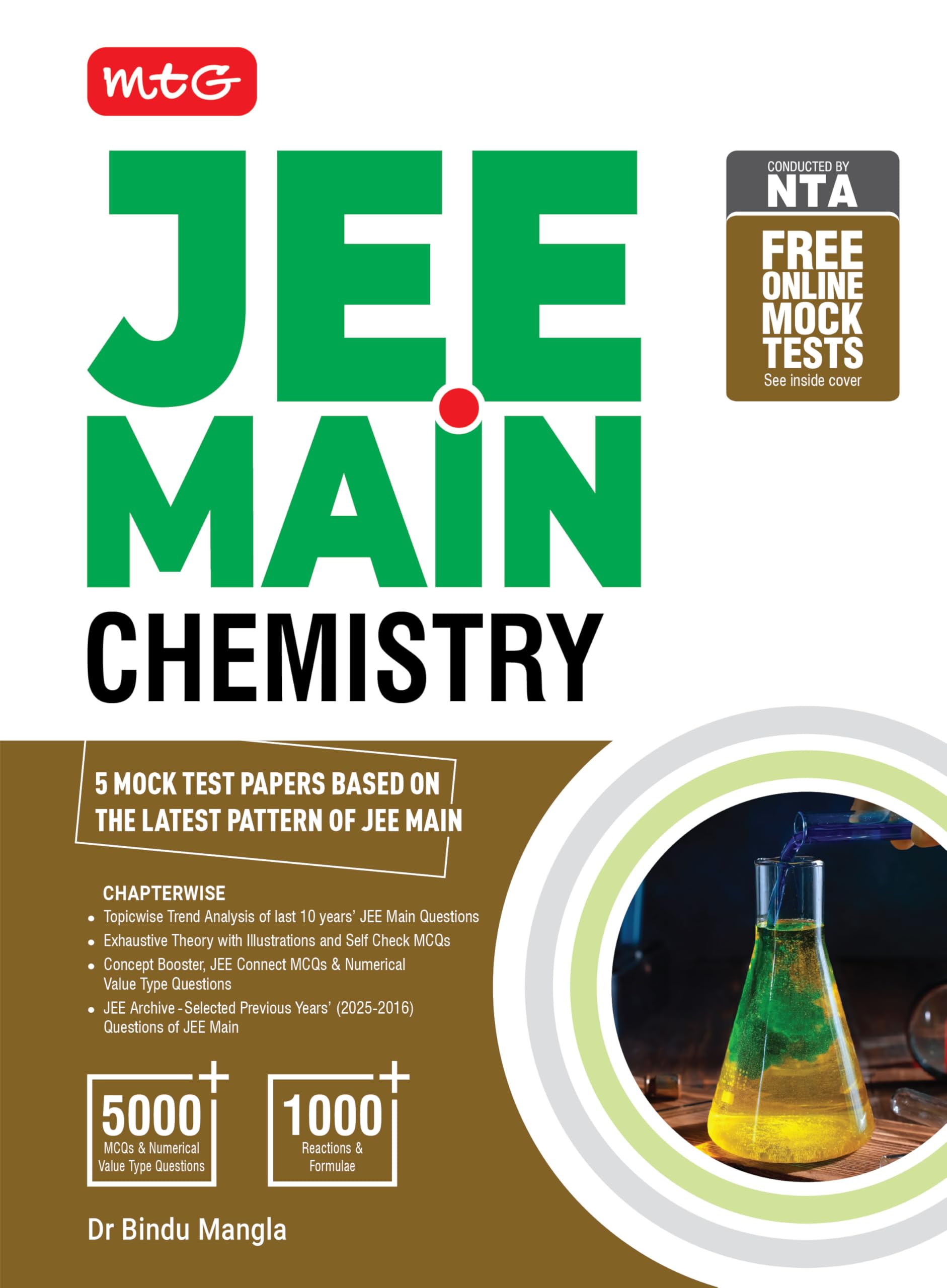 MTG JEE Main Chemistry Guide Book For 2026 Exam | Chapterwise Theory with 10 Previous Year Solved Question Paper (PYQs), MCQs, F