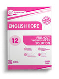 Together with CBSE Question Bank Class 12 English Core Pow (Pull out Worksheets) Solution for 202526 Exam (Chapterwise & Topicw