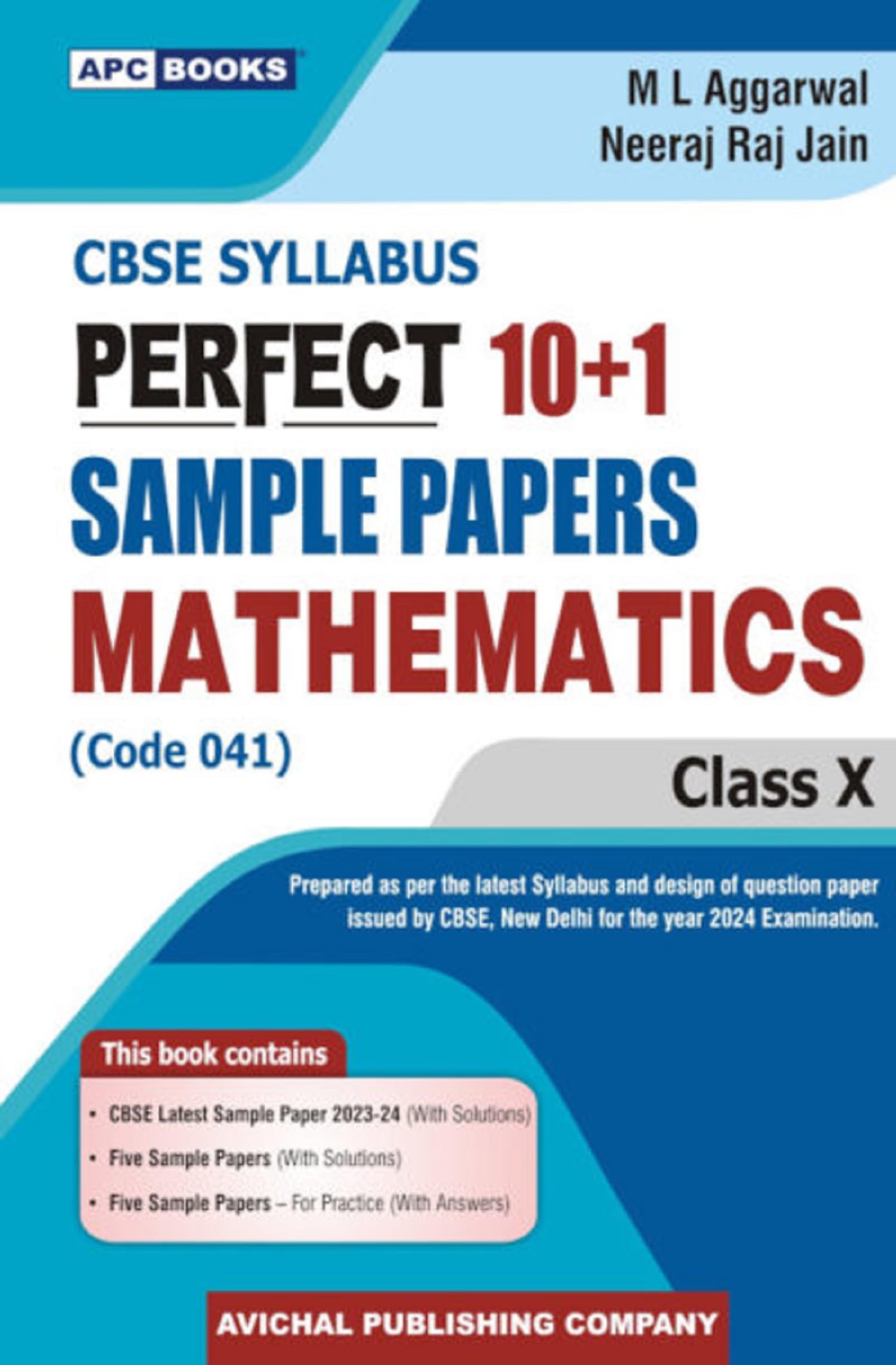 Cbse Syllabus Perfect 10+1 Sample Papers Mathematics, Class 10