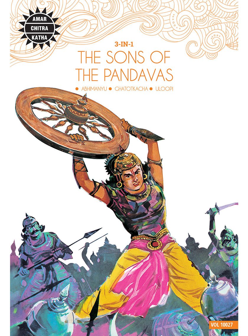The Sons of the Pandavas (Amar Chitra Katha 3 in 1 Series)