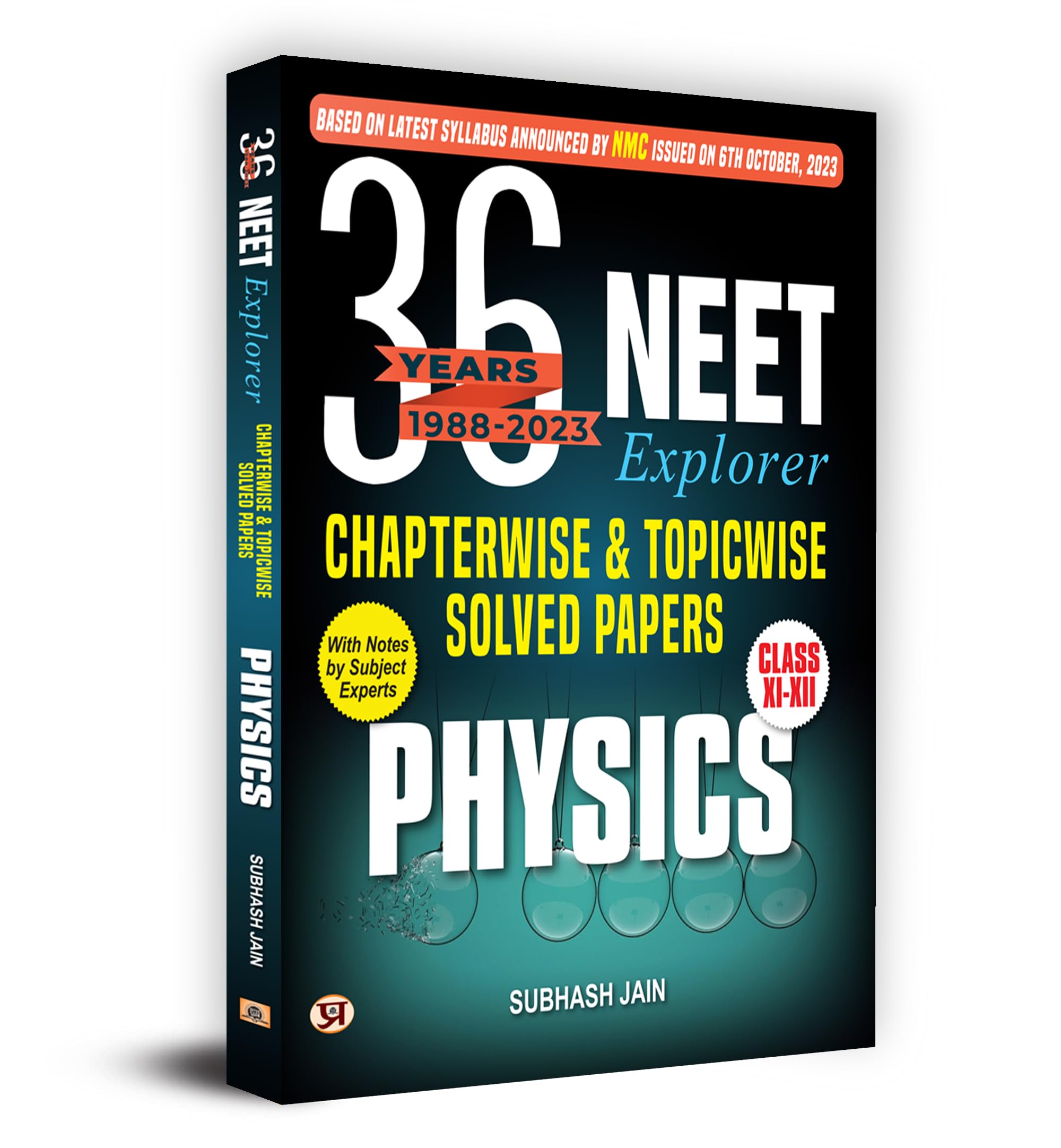 36 Years Physics NEET Explorer Chapterwise & Topicwise Solved Papers with Notes 19882023 for NEET Exam 2024 | Based on Latest S