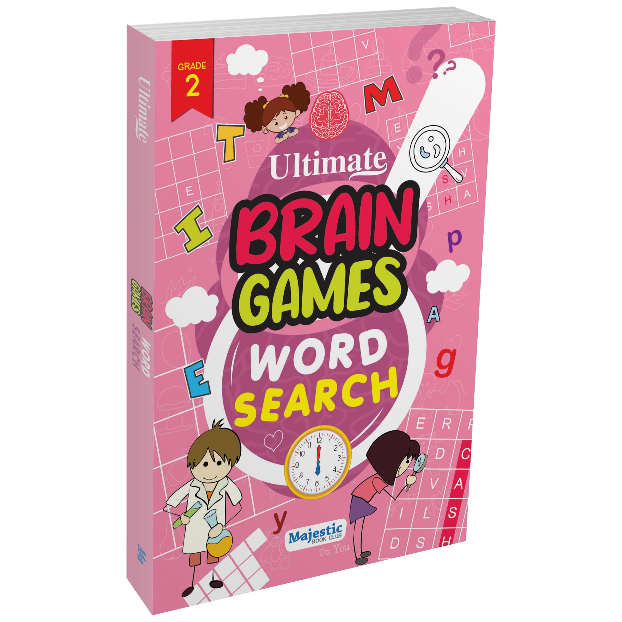 Word Search Grade 2 for Kids (Ages 5+)  Ultimate Brain Games: 120+ Exciting Word Puzzles to Enhance Linguistic Abilities  | Th