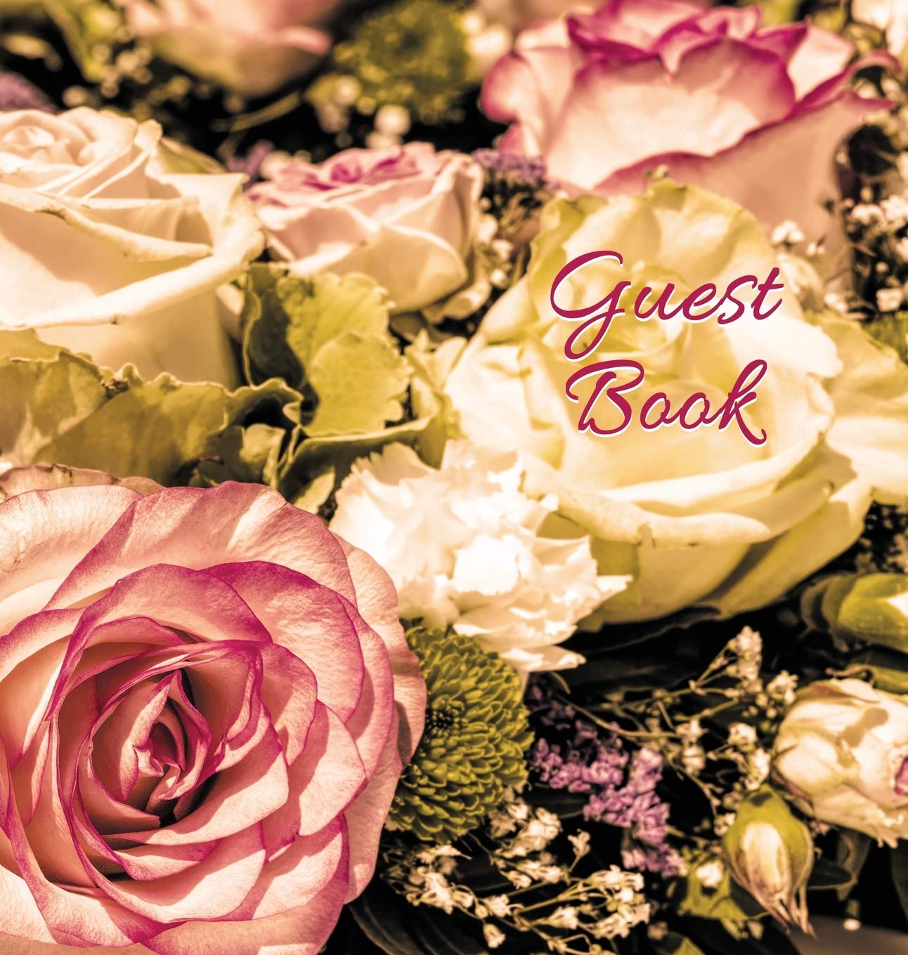 Wedding Guest Book (HARDCOVER) for Wedding Ceremonies, Anniversaries, Special Events & Functions, Commemorations, Parties.: BLAN