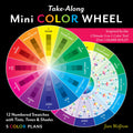 TakeAlong Mini Color Wheel: 12 Numbered Swatches with Tints & Shades, 5 Color Plans (Reference Tool)
