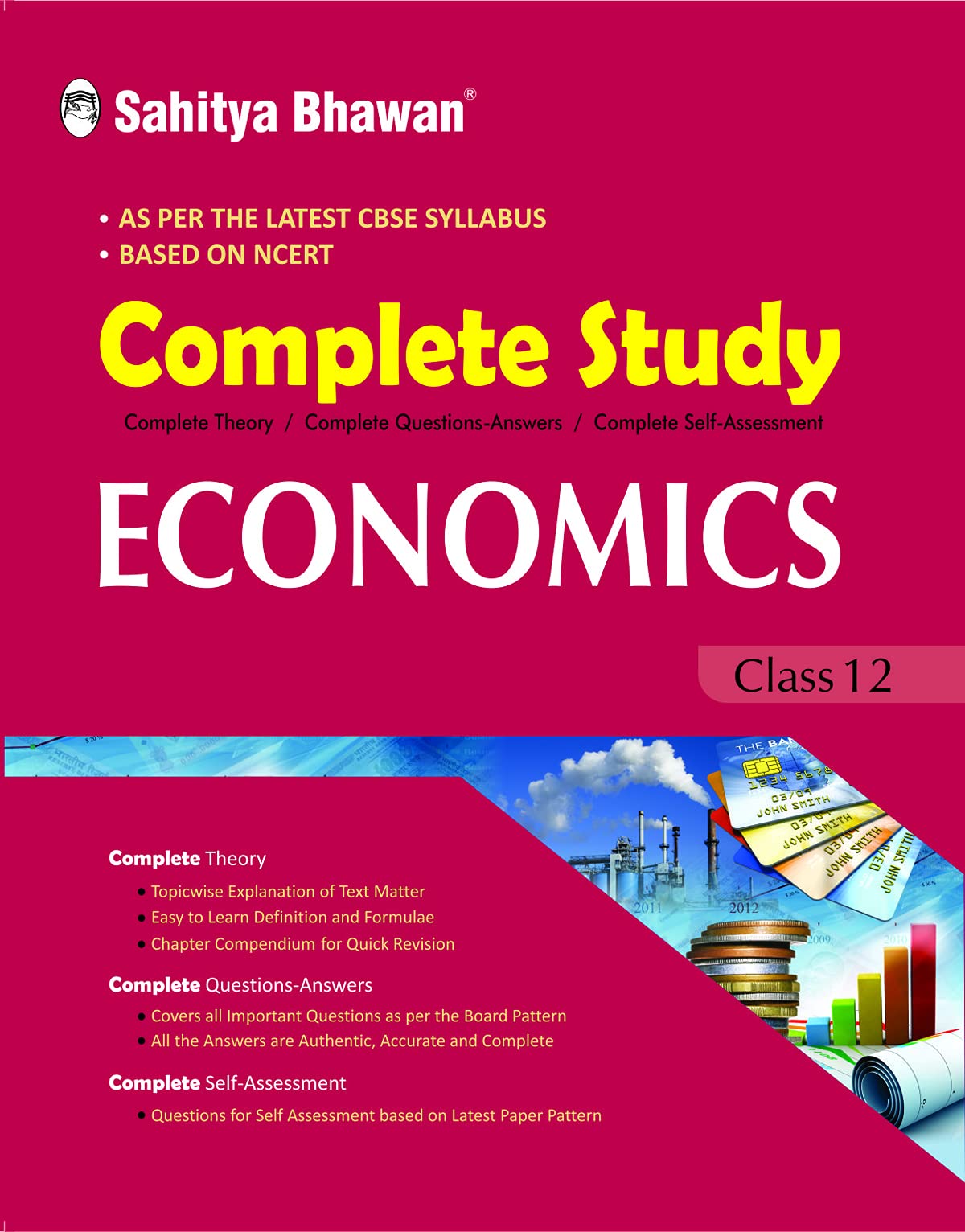 Sahitya Bhawan textbook for class 12 Economics as per reduced syllabus and changed paper pattern for CBSE 2021 board exam