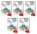 A4 Premium Sketch Book : Set of 5 Artist Sketch Pads, 36 sheets sketch book for Drawing and Doodling, Top SpiralBound Sketchpad